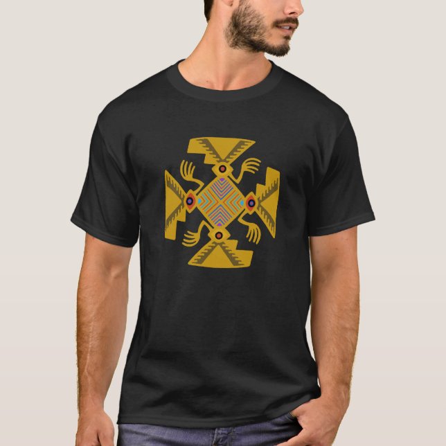 Men's Tribal Peruvian Inca T-Shirt (Front)