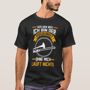 Mens Trombone Trombone Wind Instrument Orchestra T-Shirt
