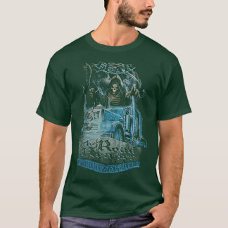 Mens Truck Fear He's Always In Your Rearview Mirro T-Shirt