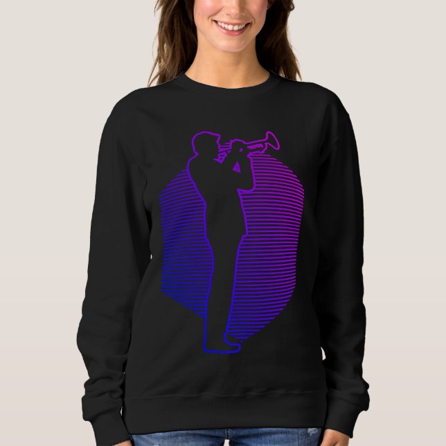 Men's Trumpet Player Sweatshirt (Front)