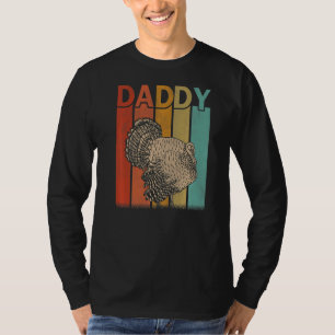 Mens Turkey Retro Style Vintage Daddy Graphic Fath T-Shirt