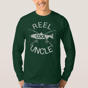 Mens Uncle Birthday Father's Day Fishing Fish T-Shirt