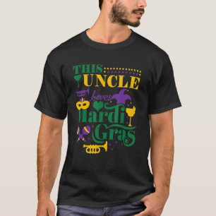 Mens Uncle Godfather Mask Masquerade Parade 2022 L T-Shirt