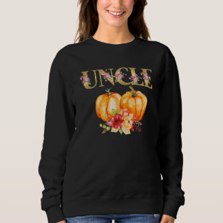 Mens Uncle of Little Pumpkin 1st Birthday Uncle Da Sweatshirt