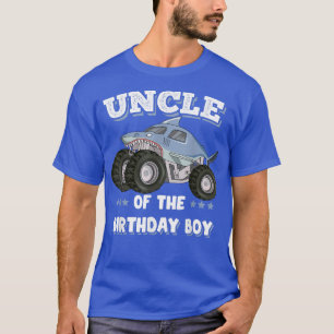 Mens Uncle Of The Birthday Boy Fathers Monster Tru T-Shirt