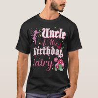 Mens Uncle Of The Birthday Fairy Princess Girl Mus