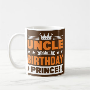 Mens Uncle Of The Birthday Prince Coffee Mug