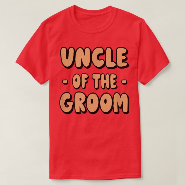 Mens Uncle Of The GroomBachelor Party Group 1789  T-Shirt (Design Front)