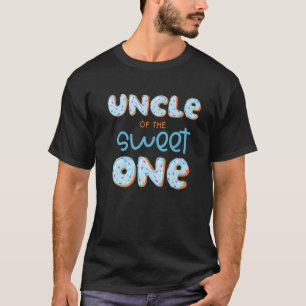Mens Uncle of The Sweet One Doughnut Boy 1st Birth T-Shirt