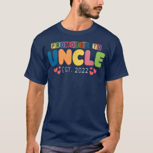 Men's Uncle Pregnancy Announcement Baby Gender Rev T-Shirt