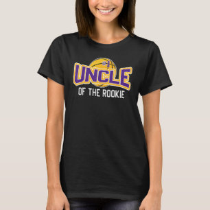 Mens Uncle Rookie Of Year 1st Birthday Basketball T-Shirt
