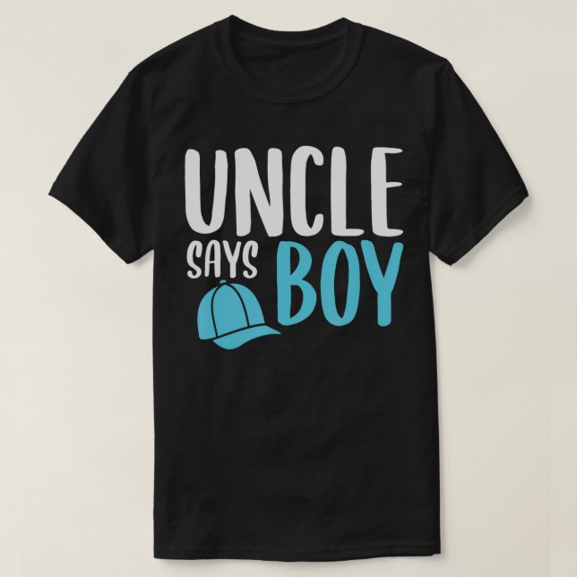 Mens Uncle Says Boy  T-Shirt (Design Front)
