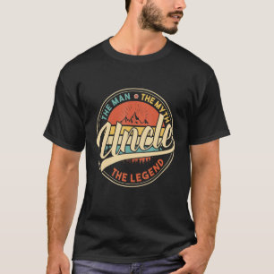 Mens Uncle The Man The Myth The Legend Father S Da T-Shirt