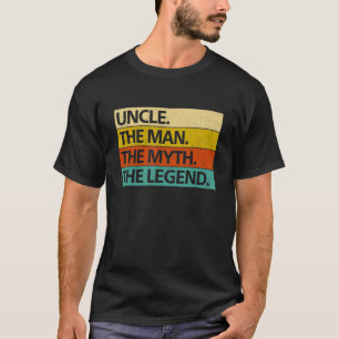 Mens UNCLE THE MAN THE MYTH THE LEGEND Father's Da T-Shirt
