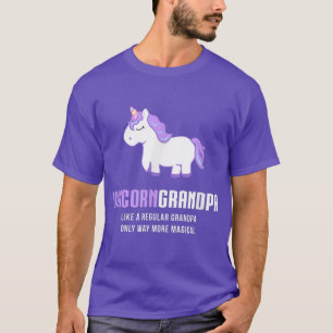 Mens Unicorn Grandpa , Funny Cute Magical Gift T-Shirt