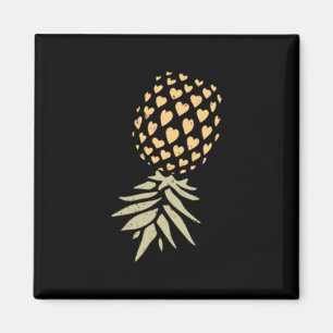 Mens upside down pineapple subtle vacation funny magnet