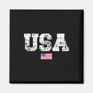 Mens Usa Flag 4th Of July America Day Of Independe Magnet