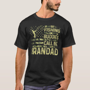 Mens Usa Patriotic For Dad My Fishing Buddies Call T-Shirt