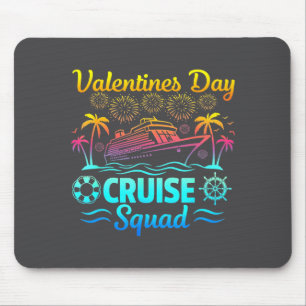 Mens Valentines Day Cruise Squad 2026 Vacation Tra Mouse Pad