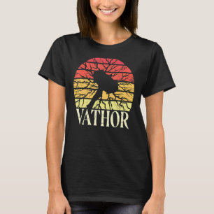Mens Vathor Best Father Viking Thor Hammer Valhall T-Shirt