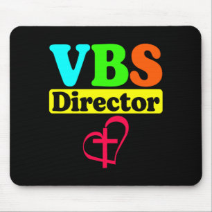 Mens vbs crew vacation bible school group matching mouse pad