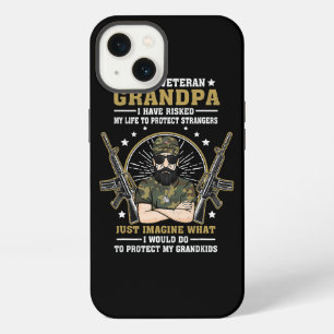 Mens Veteran Grandpa Have Risked Life To Protect G iPhone 13 Case