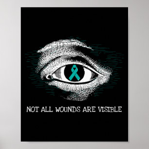Mens Veteran Ptsd Awareness Suicide Prevention Poster