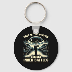 Mens Veteran Suicide Awareness Mental Health Key Ring