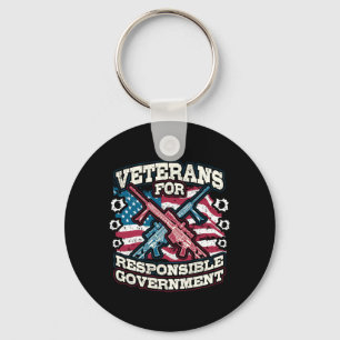 Mens Veterans For Responsible Government Key Ring