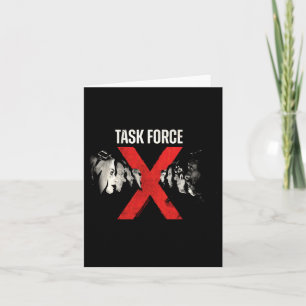 Mens Villain Team Task Force X Performance Card