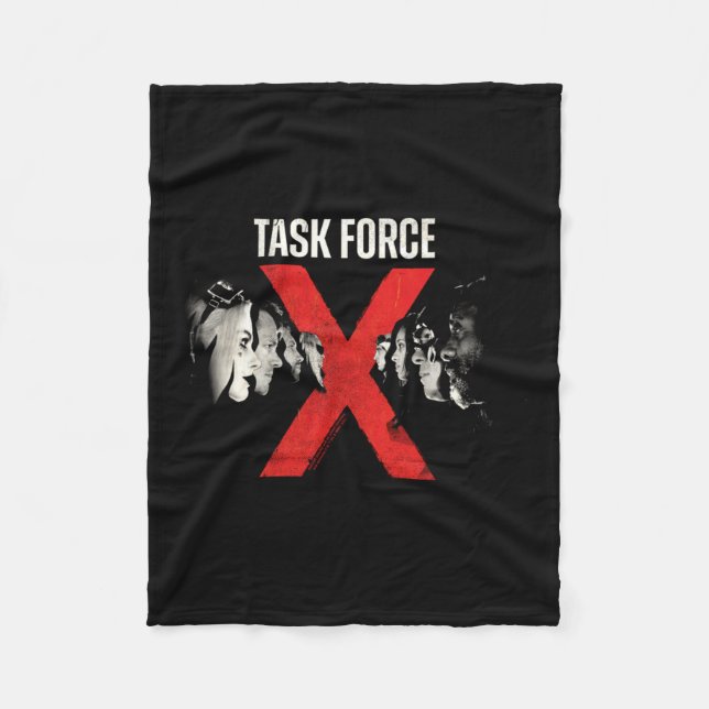 Mens Villain Team Task Force X Performance Fleece Blanket (Front)