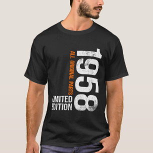 Mens Vintage 1958 68th Birthday Gifts Men Women 68 T-Shirt