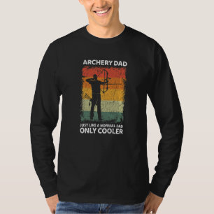 Mens Vintage Archery Dad Like A Normal Dad Only Co T-Shirt