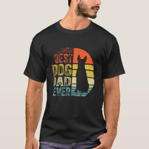 Mens Vintage Australian Cattle Best Dog Dad Ever F T-Shirt