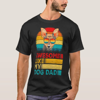 Mens Vintage Awesome Like My Chihuahua Dad Fathers T-Shirt