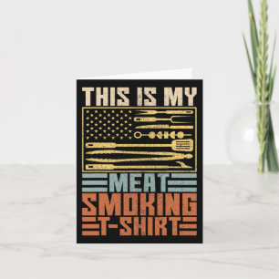 Mens Vintage Bbq Smoker Grill Outfit This Is My Me Card