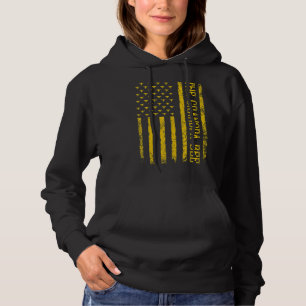 Mens Vintage Bee American Flag The Grandpa Bee Fat Hoodie