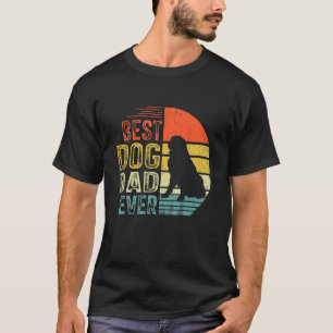 Mens Vintage Bernese Mountain Best Dog Dad Ever Fa T-Shirt