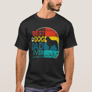 Mens Vintage Best Bernese Mountain Dog Dad Ever Fa T-Shirt