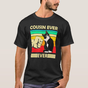 Mens Vintage Best Cat Cousin Ever Bump Fit  Cat Da T-Shirt