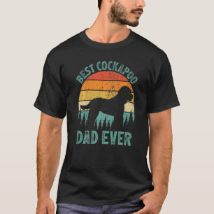 Mens Vintage Best Cockapoo Dad Ever Father's Day T-Shirt