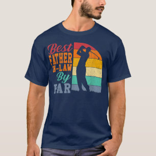 Mens Vintage Best Father In Law By Par Disc Golf G T-Shirt