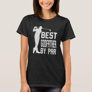 Mens Vintage Best Godfather By Par  Father's Day G T-Shirt