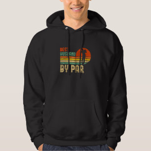 Mens Vintage Best Husband By Par Funny Golf Husban Hoodie