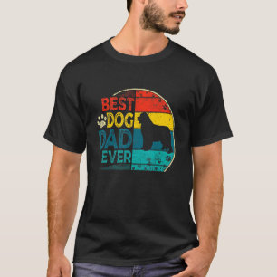 Mens Vintage Best Newfoundland Dog Dad Ever Father T-Shirt