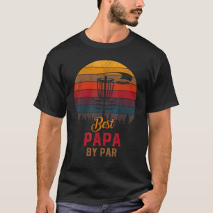 Mens Vintage Best Papa By Par Daddy Golfer Father' T-Shirt