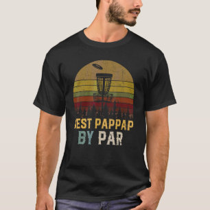 Mens Vintage Best Pappap By Par Grandpa Golfer Fat T-Shirt