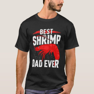 Mens Vintage Best Shrimp Daddy Ever Birthday T-Shirt