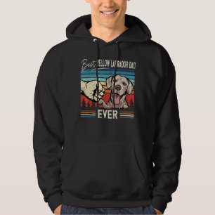 Mens Vintage Best Yellow Labrador Dad Dog For Fat Hoodie