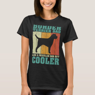Mens Vintage Border Terrier Dad Like A Regular Dad T-Shirt